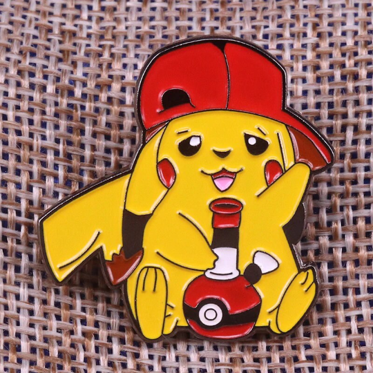 Pikachu Smoking Pokeball